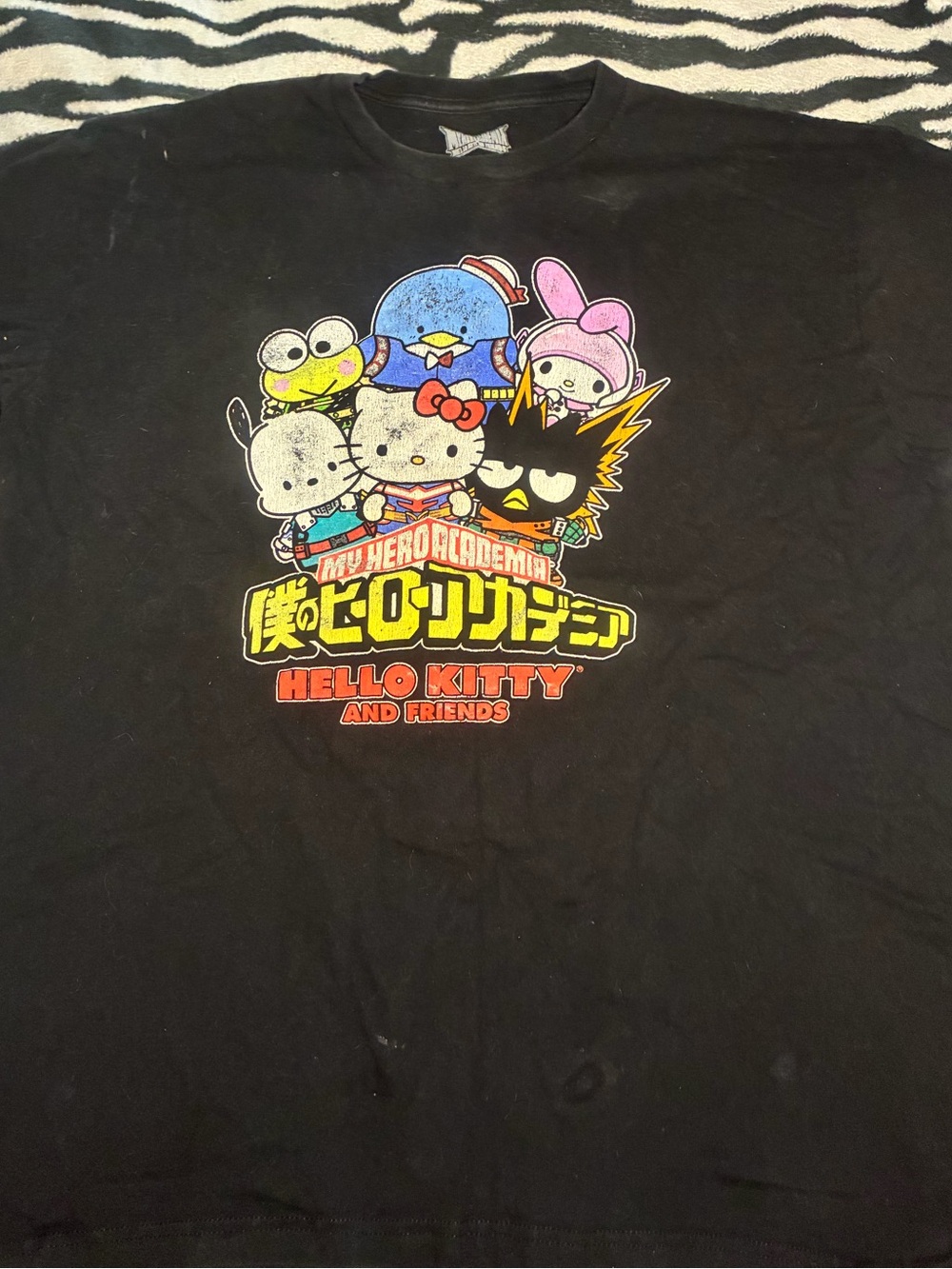 ⭒ cute sanrio and my hero academia t shirt